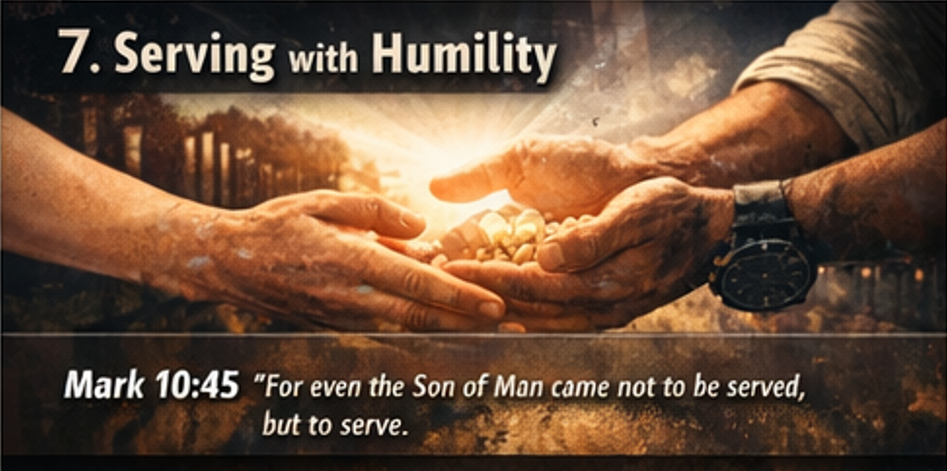 Serving with Humility - Mark 10:45